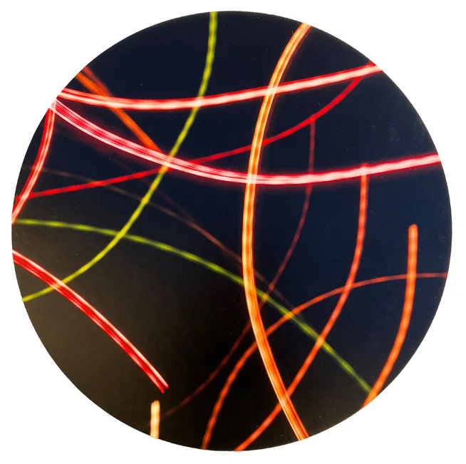 coloured curved line IV
