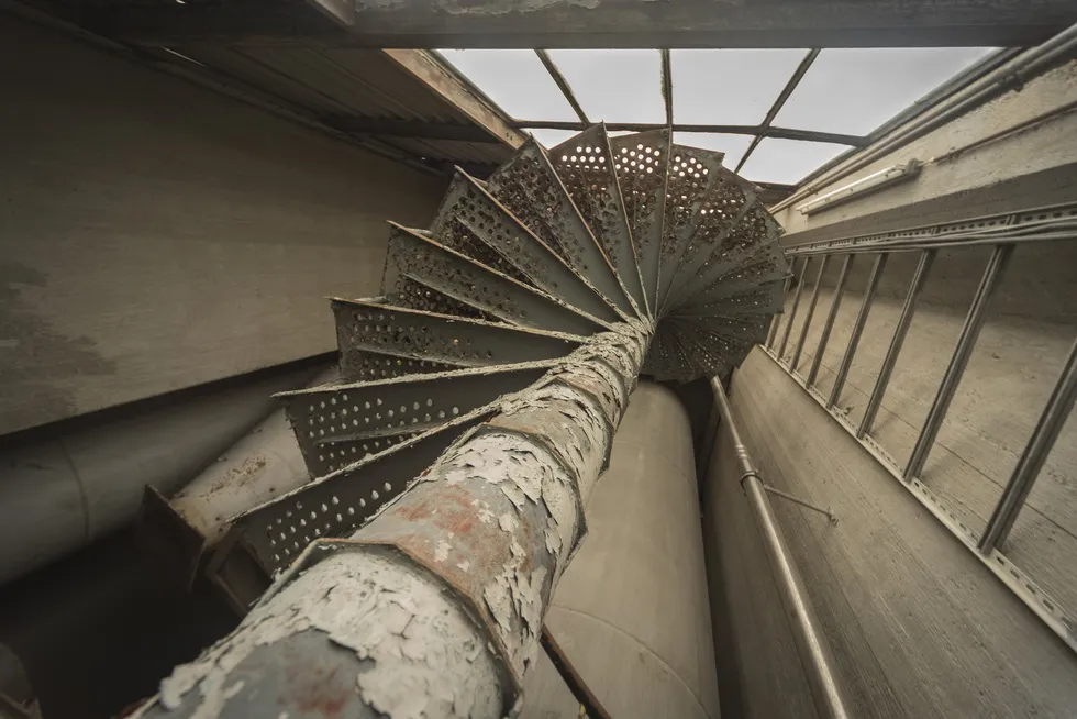 Brachiale Wendeltreppe