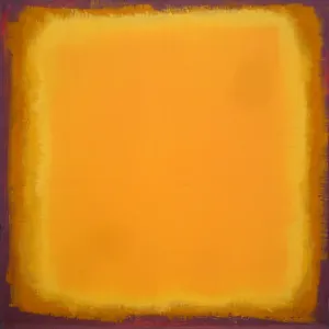 Farbfeld Gelb auf Braun